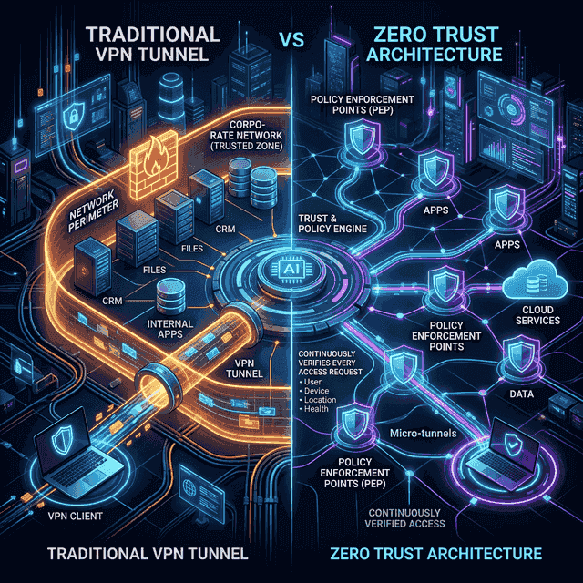 Эволюция от VPN к Zero Trust Architecture